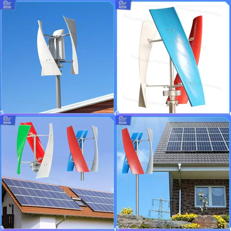 Renewable Energy Us - Generatore Eolico Solare Ibrido 5KW ad
