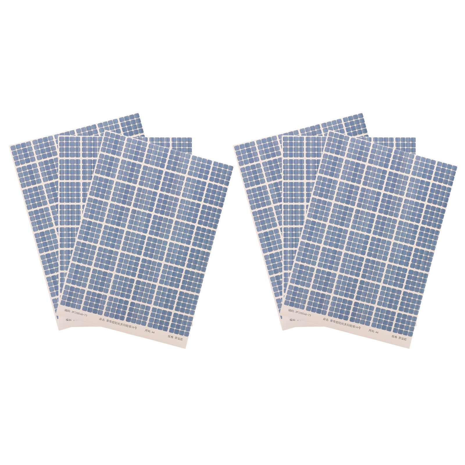 Renewable Energy Us - 6 Fogli di Adesivi Realistici per